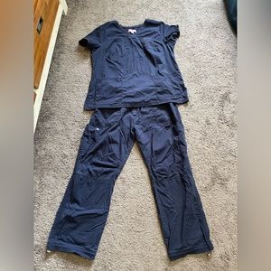 Koi blue scrub set
